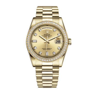 Day-Date Yellow Gold Diamond Champagne Dial 36mm Sell Image