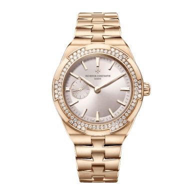 Overseas Small Seconds Rose Gold Pink Dial 37mm Sell Image