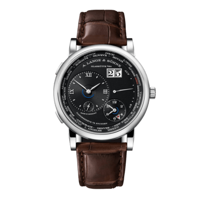 Lange 1 Time Zone White Gold Black Dial 42mm Sell Image
