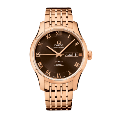 De Ville Annual Calendar Rose Gold Brown Dial 41mm Sell Image