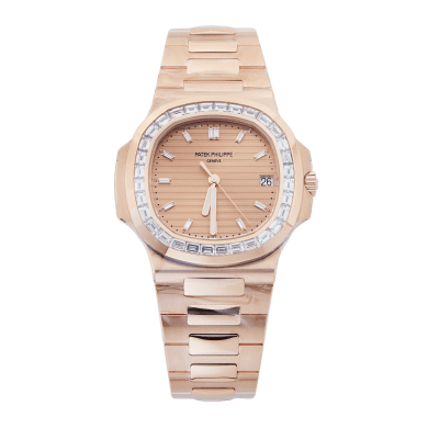 Nautilus Rose Gold Diamond Champagne Dial 40mm Sell Image