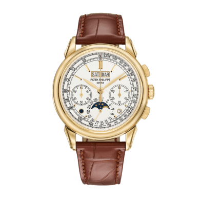 Grand Complications Perpetual Calendar Chronograph Alligator Silver Dial 41mm Sell Image