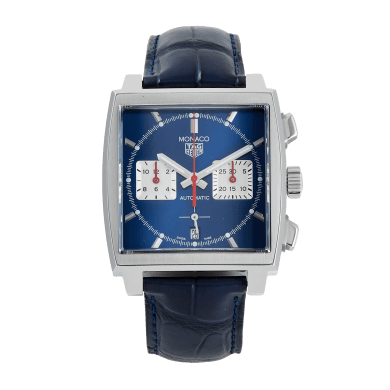 Monaco Calibre Heuer Steel Blue Dial 39mm Sell Image