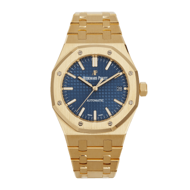 Royal Oak Selfwinding Yellow Gold Blue Dial 37mm Sell Image