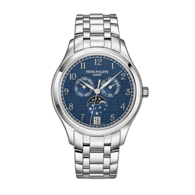 Annual Calendar Steel Blue Dial 38mm Sell Image