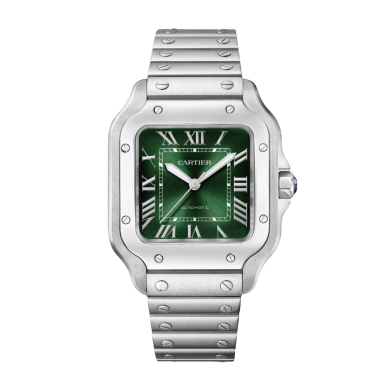 Santos de Cartier Steel Green Dial 35mm Sell Image