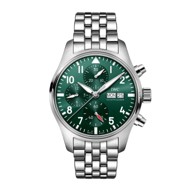 Pilot's Watch Chronograph Steel Green Dial 41mm Sell Image