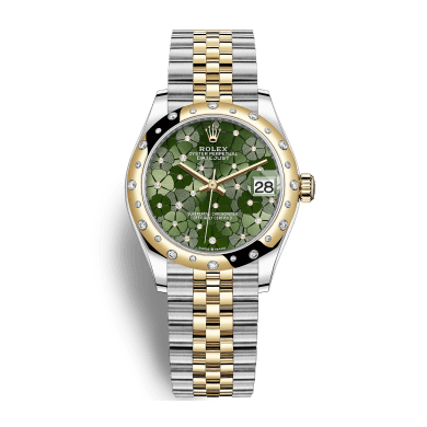 Datejust Yellow Gold & Steel Diamond Jubilee Green Floral Dial 31mm Sell Image