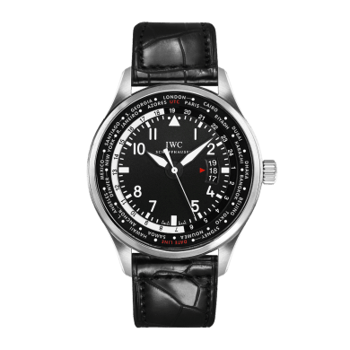 Pilot World Time Steel Black Dial 45mm Sell Image