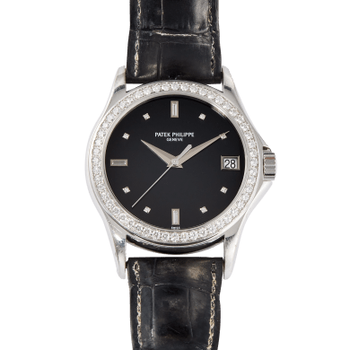 Calatrava White Gold Black Dial 37mm Sell Image
