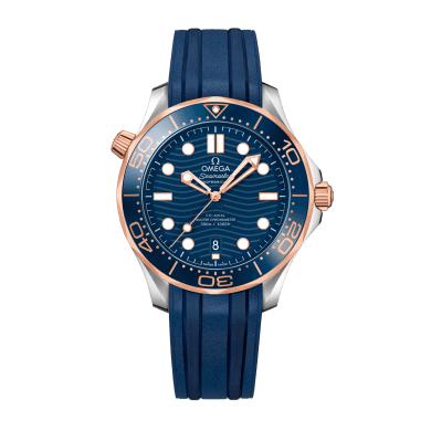 Seamaster Diver 300m Rose Gold & Steel Blue Dial 42mm Sell Image