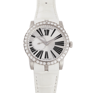 Excalibur White Gold Diamond Silver Dial 42mm Sell Image