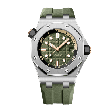 Royal Oak Offshore Diver Steel Green Dial 42mm Sell Image