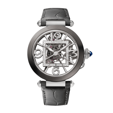 Pasha de Cartier Steel Skeleton Dial 41mm Sell Image