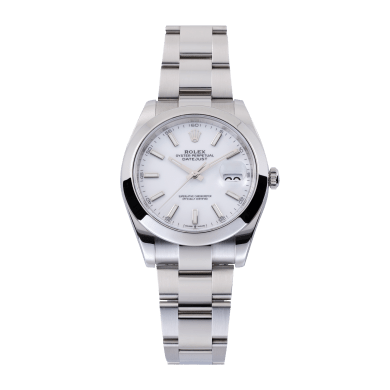 Datejust Steel White Dial 41mm Sell Image