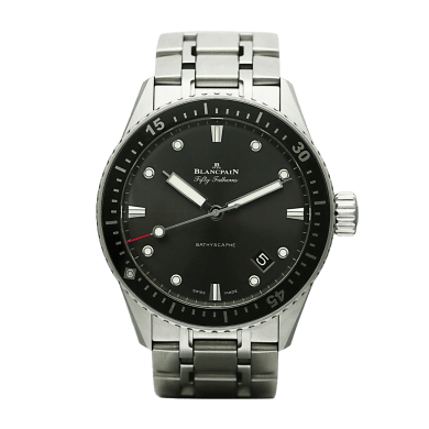 Fifty Fathoms Steel Black Dial 43mm Sell Image
