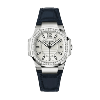 Nautilus Ladies Quartz White Gold Diamond White Dial 32mm Sell Image