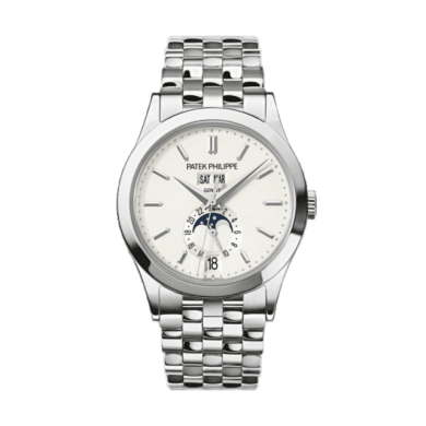 Annual Calendar White Gold Silver Dial 38mm Sell Image