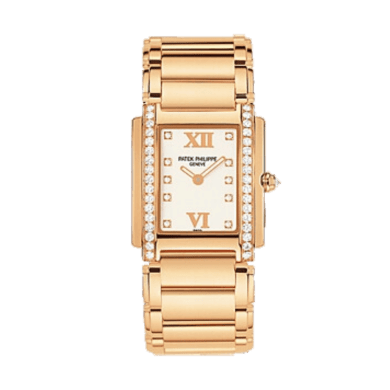 Twenty~4 Rose Gold Diamond White Dial 24mm Sell Image