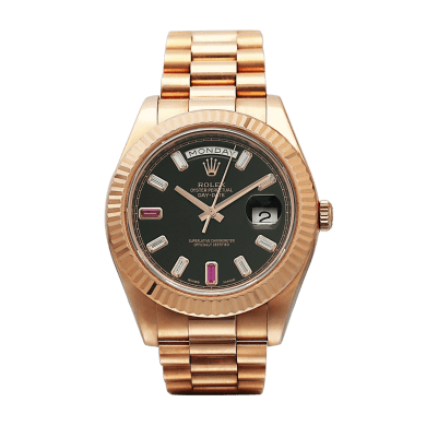Day-Date Rose Gold Black Dial 41mm Sell Image