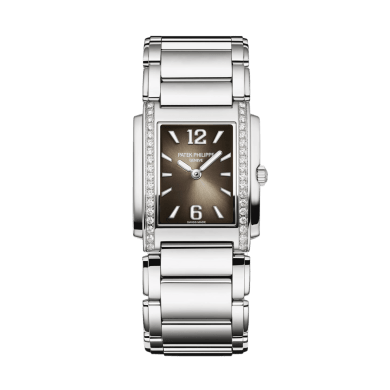 Twenty~4 Manchette Steel Diamond Brown Dial 25mm Sell Image