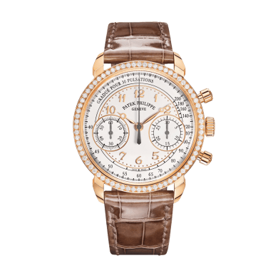 Complications Chronograph Rose Gold Diamond Silver Dial 38mm Sell Image