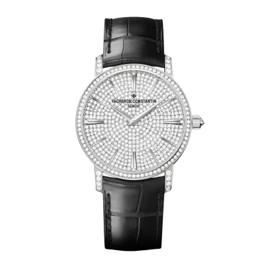 Traditionnelle Diamond White Gold Pave Dial 38mm Sell Image