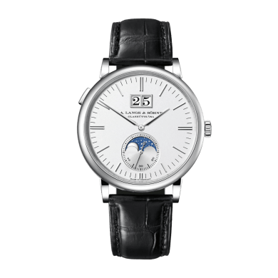 Saxonia Moonphase White Gold Silver Dial 40mm Sell Image