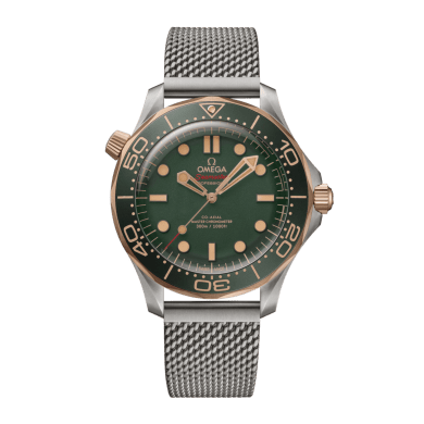 Seamaster Diver 300M Titanium & Bronze Gold Green Dial 42mm Sell Image