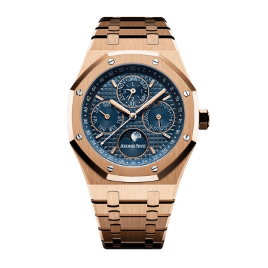 Royal Oak Perpetual Calendar Rose Gold Blue Dial 41mm Sell Image