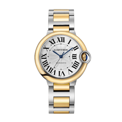Ballon Bleu de Cartier Yellow Gold & Steel Silver Dial 36mm Sell Image