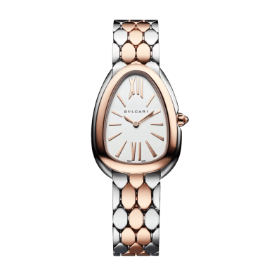 Serpenti Seduttori Rose Gold & Steel White Dial 33mm Sell Image