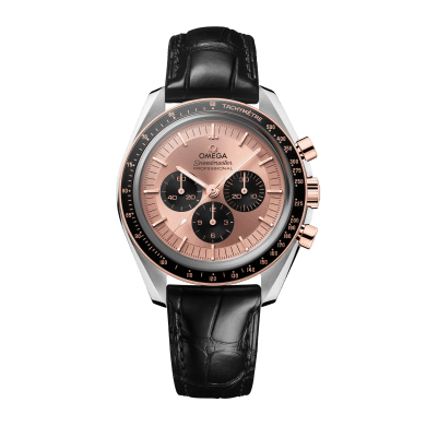 Speedmaster Professional Moonwatch Rose Gold & Steel Pink Dial 42mm Sell Image