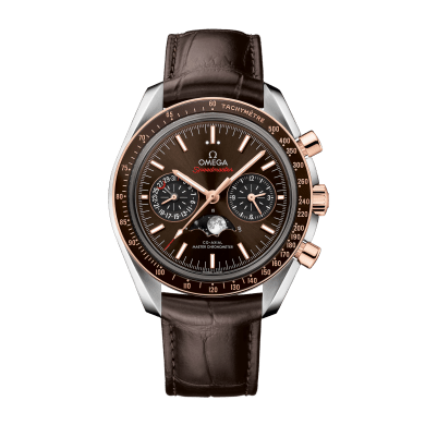 Speedmaster Moonphase Chronograph Rose Gold & Steel Brown Dial 44mm Sell Image