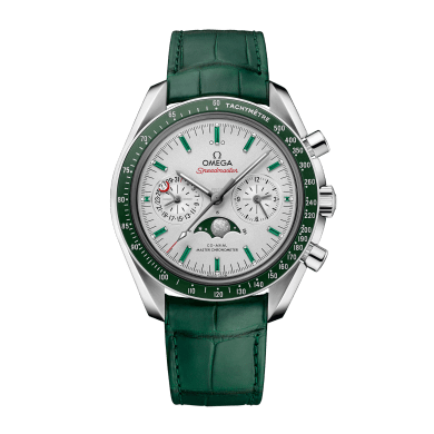 Speedmaster Moonphase Chronograph Platinum Silver Dial 44mm Sell Image