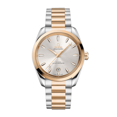 Aqua Terra Yellow Gold & Steel Silver Dial 38mm Sell Image