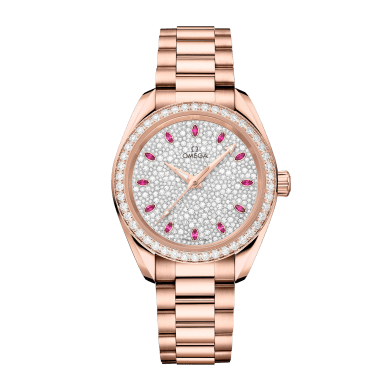 Aqua Terra Rose Gold Diamond Pave Dial 34mm Sell Image