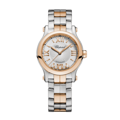 Happy Sport Rose Gold & Steel Silver Dial 30mm Sell Image