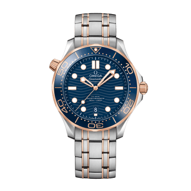 Seamaster Diver 300m Rose Gold & Steel Blue Dial 42mm Sell Image