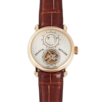 Double Mystery Tourbillon Rose Gold Silver Dial 42mm Sell Image