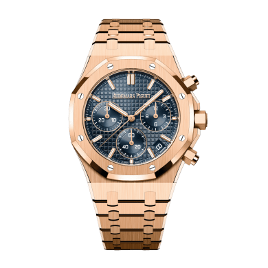 Royal Oak Chronograph Rose Gold Blue Dial 41mm Sell Image