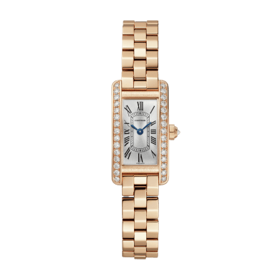 Tank Americaine Rose Gold Diamond Silver Dial 28mm Sell Image