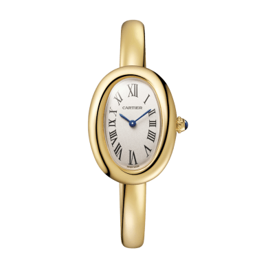 Baignoire de Cartier Size 15 Yellow Gold Silver Dial 31mm Sell Image