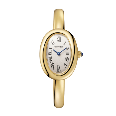 Baignoire de Cartier Size 17 Yellow Gold Silver Dial 31mm Sell Image