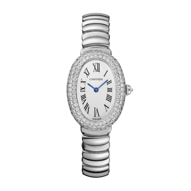 Baignoire de Cartier White Gold Diamond Silver Dial 31mm Sell Image