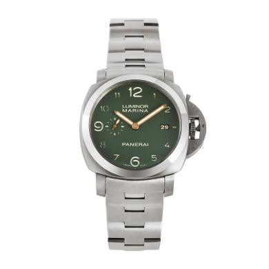 Luminor 1950 Marina "Harrods" Titanium Green Dial 44mm Sell Image