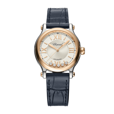 Happy Sport Rose Gold & Steel Silver Dial 33mm Sell Image