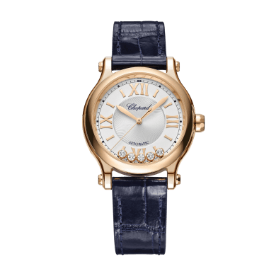 Happy Sport Rose Gold Silver Dial 33mm Sell Image