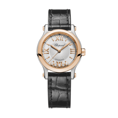 Happy Sport Rose Gold & Steel Silver Dial 30mm Sell Image