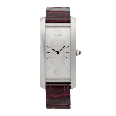 Tank Cintrée Limited Edition Platinum Silver Dial 23mm Sell Image